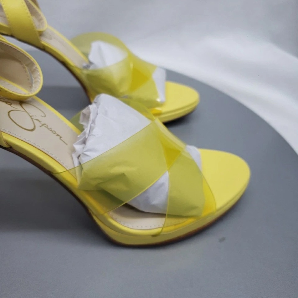 NIB JESSICA SIMPSON JP David Sandals Buttercup Size 9m - Picture 5 of 7